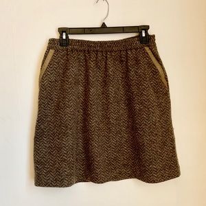 J. Crew Wool Blend Skirt